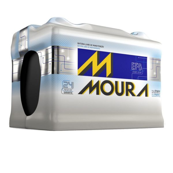 Bateria Moura EFB 72ah Tecnologia Start Stop