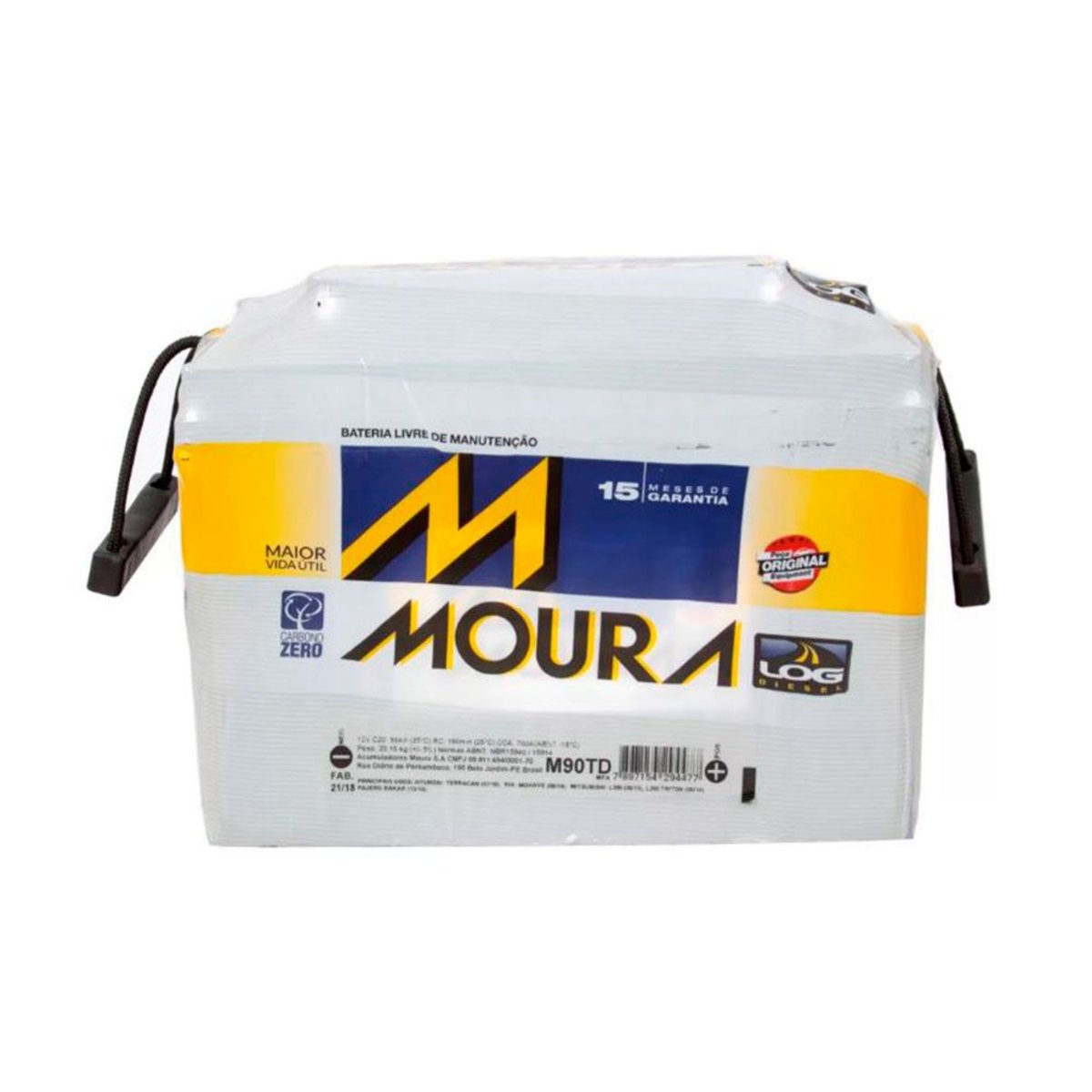Bateria 90Ah Moura M90TD / M90TE
